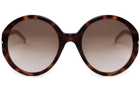 gucci circle sunglasses brown|Gucci circular sunglasses.